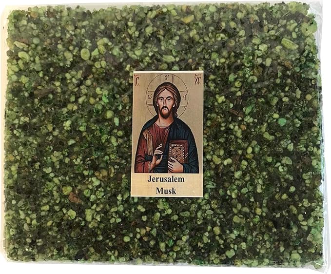 Holy Land Market Jerusalem Crushed and Sealed Flower Incense from The Holy Land (Musk, 3.5 Ounces)