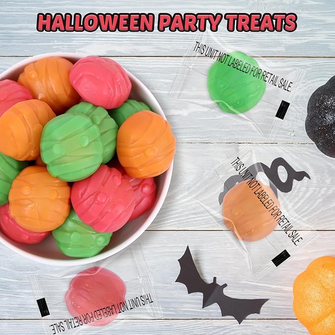 AMOS Halloween Peelerz 4D Mummy Gummies Candy Halloween Candy Treats for Kids, Trick or Treat, Parties, School Events & Movie Nights, Individually Wrapped Bulk Gummy Snacks, 240g (8.47oz) Pack