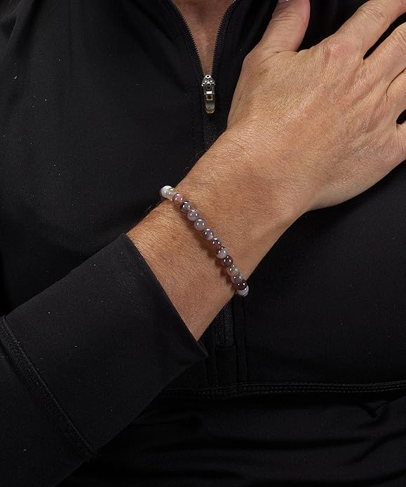 Cherry Tree Collection - Small, Medium, Large Sizes - Gemstone Beaded Bracelets For Women and Men - 6mm Round Beads