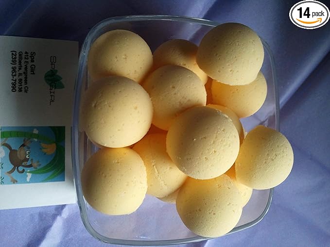 SpaPure MONKEY FARTS Bath Bombs - 14 Bath Fizzies with Shea Butter, Ultra Moisturizing (12 Oz) Great for Dry Skin, bath bombs for kids (Monkey Farts FBA)