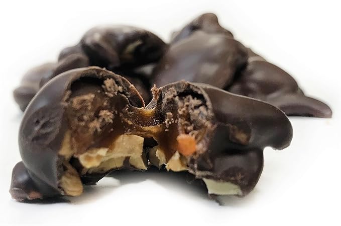 Gourmet Peanut Caramel Clusters with Dark Chocolate by It's Delish, 1 lbs