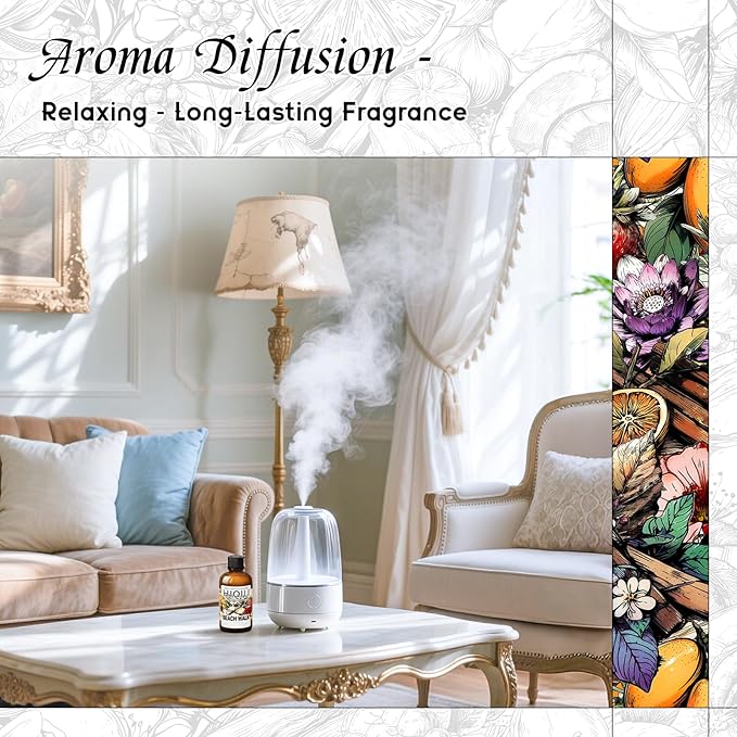 HIQILI Beach Walk Fragrance Oil for Diffuser & Humidifier, Candle & Soap Making, Luxury Hotel Scents, Perfect as a Gift - 1 Fl Oz