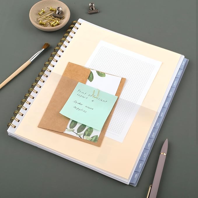 Cambridge 2026 Planner by Leah Bisch, Weekly & Monthly, 8.5" x 11", Large, Stripe (LB42-905-26)