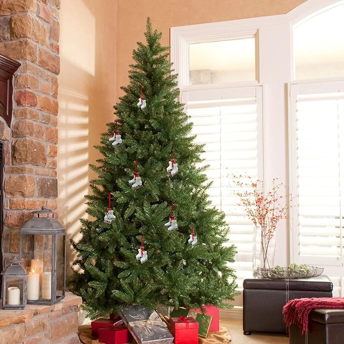 Decorative Ice Skate Christmas Ornament - Ice Skate Decorative Hanging Ornaments for Christmas Tree - High 3.46 Inch Braxio