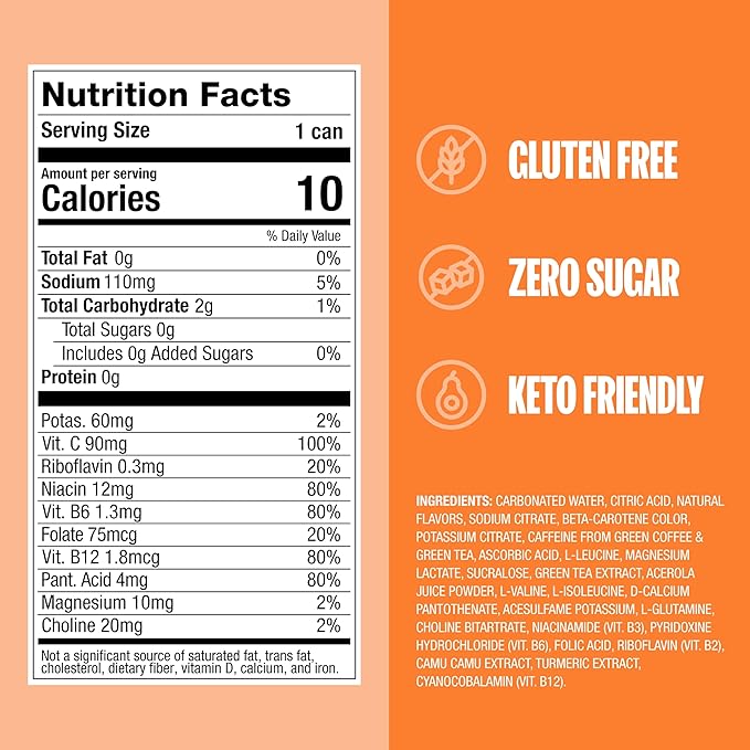 ZOA Zero Sugar Energy Drinks, Remix Variety Pack - Sugar Free with Electrolytes, Healthy Vitamin C, Amino Acids, Essential B-Vitamins, and Caffeine from Green Tea - 12 Fl Oz (Pack of 12)