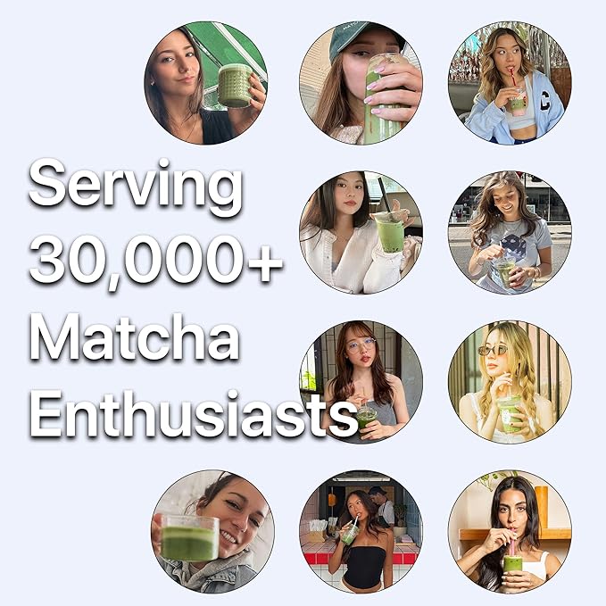 ONE WITH TEA Organic Matcha Latte Powder – Japanese Green Tea, USDA Organic, Made in, 2oz | For Hot & Iced Drinks, Smoothies & Lattes