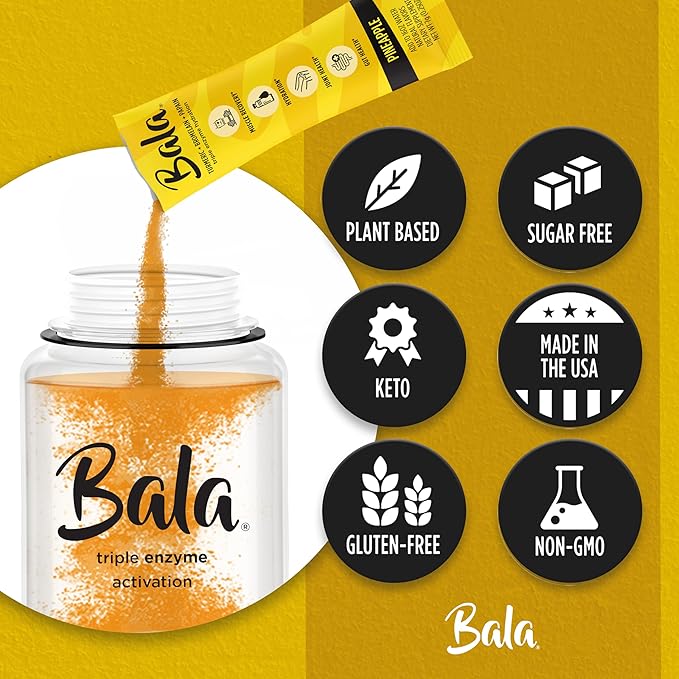Bala Enzyme Sugar-Free Drink Mix - Pineapple 0.25oz (8 Count)