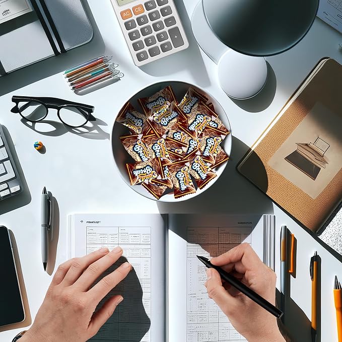 Candy Break Coffee Drops, Center Filled Hard Candy, Coffee Candy Individually Wrapped Snacks, Espresso Flavored Hard Candies, Caffeine Candies, 24.7 Oz Bulk Bag, Variety Pack of 1