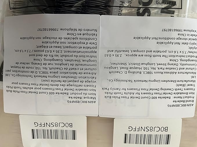 Baderke 600 Count Floss Picks Bulk Dental Flossers Picks for Adults Non Breakable Tooth Picks Flossers Teeth Cleaning Dental for Family Pack Travel(Dark Purple)