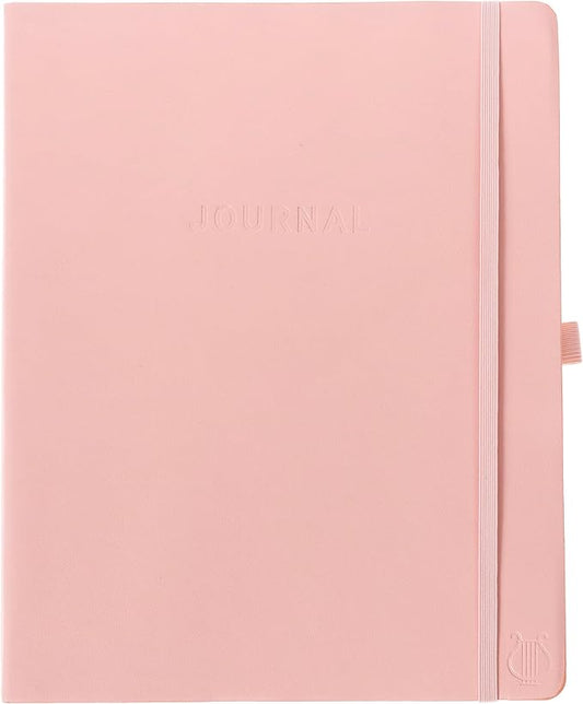 Graphique Apollo Vegan Leather Journal | Hardcover Notebook | 192 Lined Pages | Inner Pocket, Pen Loop, Elastic Closure | Work, Diary, Notes | 8” x 10”