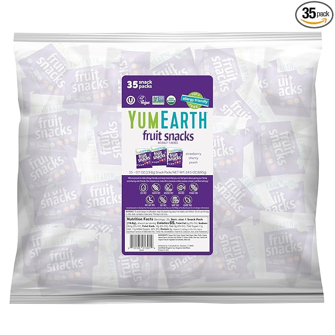 YumEarth Organic Fruit Snacks (Pack of 35)
