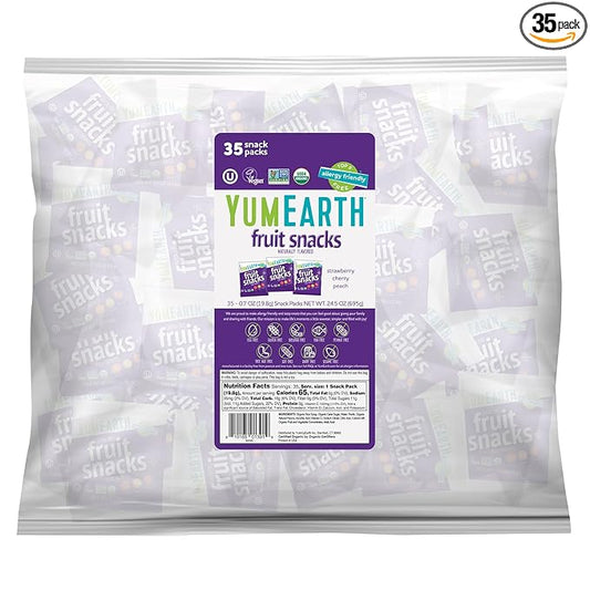 YumEarth Organic Fruit Snacks (Pack of 35)