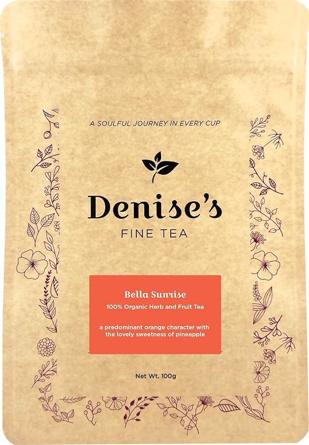 Denise's Fine Tea, USDA Organic, Bella Coola, Herb and Fruit Tea, Caffeine-Free, Loose Leaf (100g)