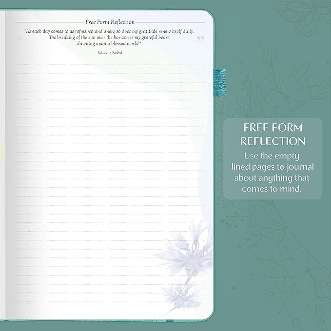 Legend Gratitude Journal – Guided Daily Journal to Foster Positivity & Happiness – Grateful Notebook to Write In – Inspirational Affirmation & Thankful Notebook – Hardcover (Aquamarine)