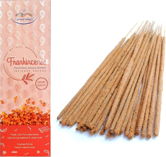 Indian Frankincense Incense Sticks - Traditional Handcrafted Masala Incense - 40 to 50 Sticks Approx.