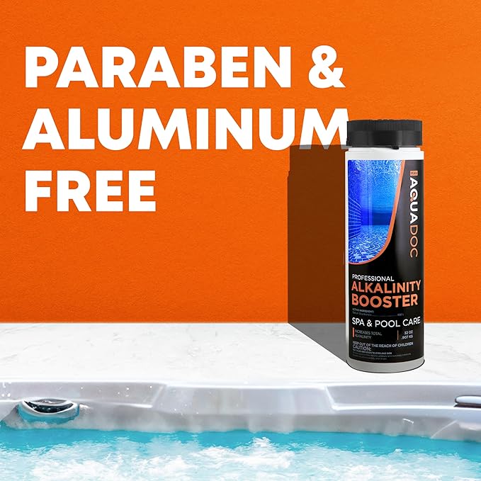 AquaDoc Total Alkalinity Increaser for Hot Tub - Alkalinity Booster for Spas & Fresh Water pH Balance