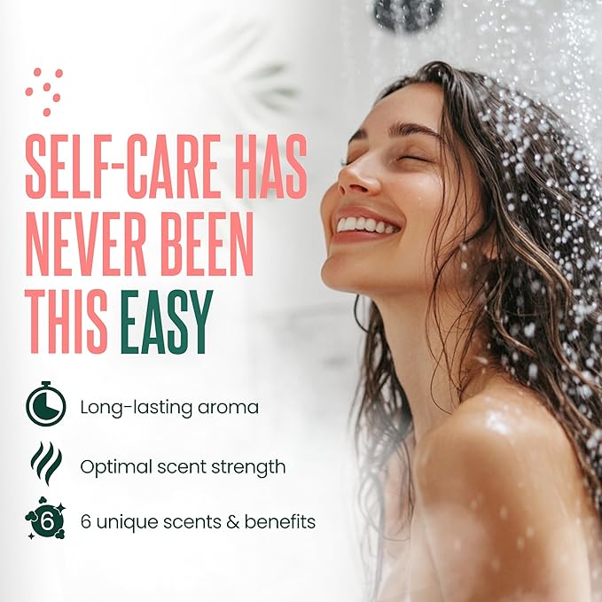 Cleverfy Shower Steamers Aromatherapy – Stocking Stuffers for Women, Teens and Wife – Christmas Gifts for Women and Teen Girls – White Elephant Gifts for Adults – 6 Tablets