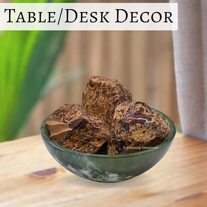 Amazing Gemstone 2 Pieces, Mariyam Jasper Raw Crystals and Healing Stones, Natural Rocks for Tumbling and DIY Raw Stones and Crystals