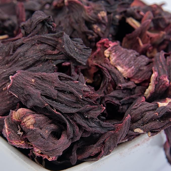 2 lbs Hibiscus Flowers - Flor de Jamaica Bag, Dried Hibiscus Bulk Flowers - Ideal for Juices, infusions and hibiscus flower teas - Despensa Colombiana
