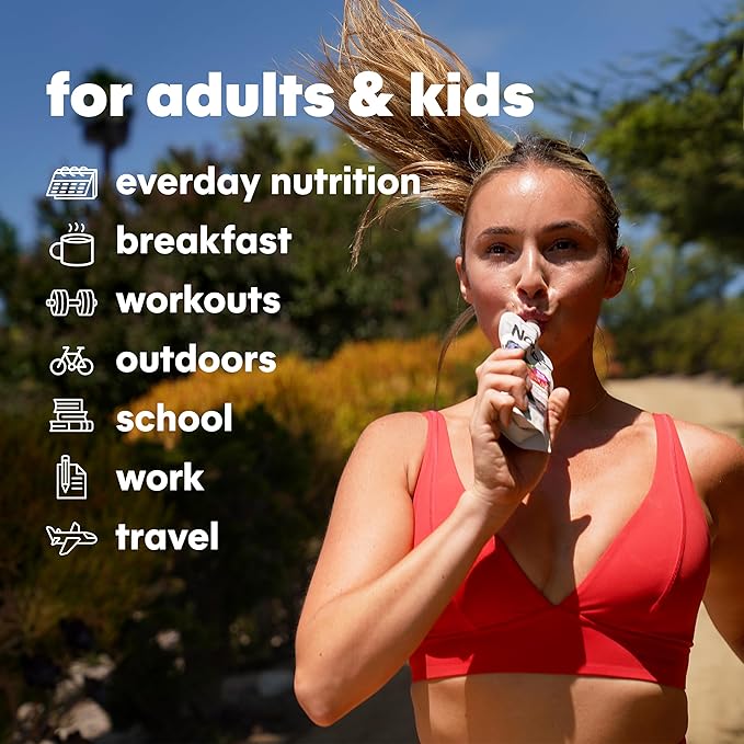 Noka Superfood Fruit Smoothie Pouches Variety Pack, Healthy Snacks with Flax Seed, Plant Protein and Prebiotic Fiber, Vegan and Gluten Free Snacks, Made in USA, Organic Squeeze Pouch, 4.22 oz, 6 Count