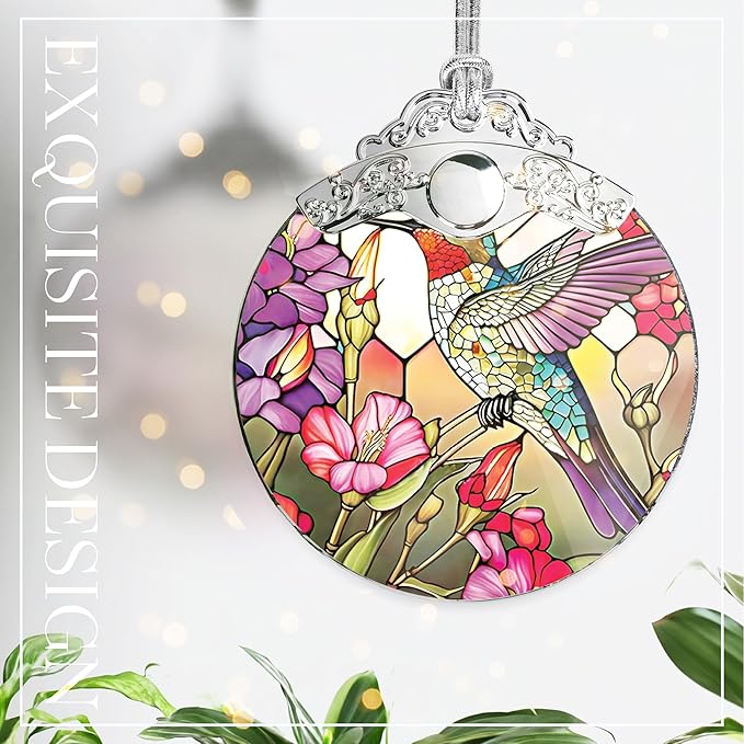 Hummingbird Ornament, 4 Inch Acrylic Ornament Art, Hummingbirds Christmas Ornament, Hummingbird Gifts, Hummingbirds Gifts for Women, 2025 Christmas Ornament