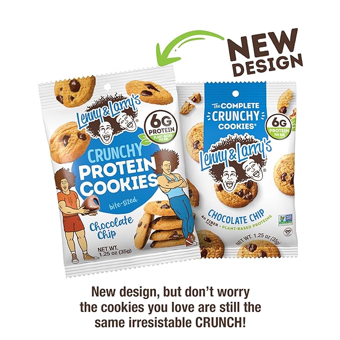 Lenny & Larry's Complete Cookie Starter Pack, Plant Based Cookies, 7 Cookies Total
