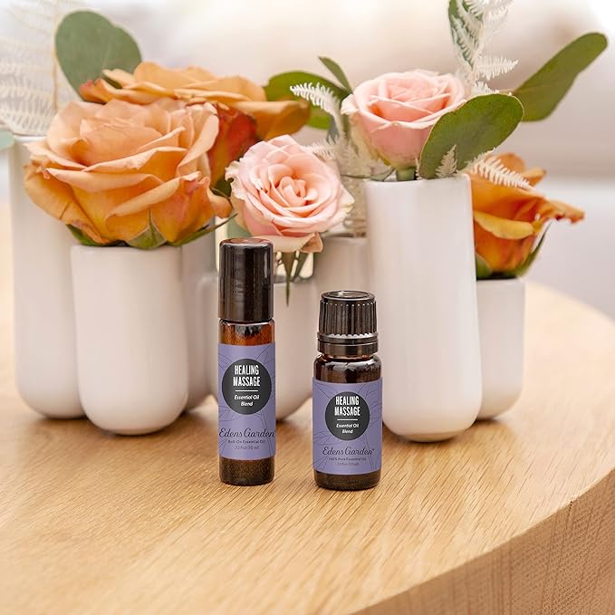 Edens Garden Healing Massage Essential Oil Blend- 100% Pure Premium Grade, Undiluted, Natural, Therapeutic, Aromatherapy, The Best for Skin, Face, Kid Safe 30 ml (1 fl oz)