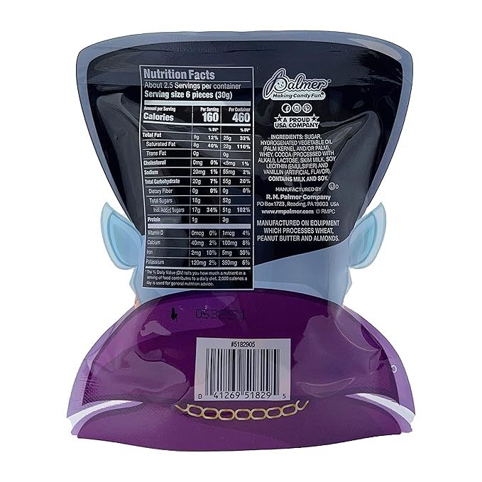 Fruidles Halloween Party Pals Big Milk Chocolate, Holiday Treats, Chocolaty 'n Smooth, Individually Wrapped, Kosher Certified (Pack of 3)