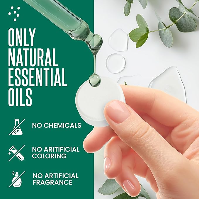 Cleverfy Eucalyptus for Shower Steamers Aromatherapy – Stocking Stuffers for Women, Teens and Wife – Christmas Gifts for Women and Teen Girls – White Elephant Gifts for Adults – 18 Tablets