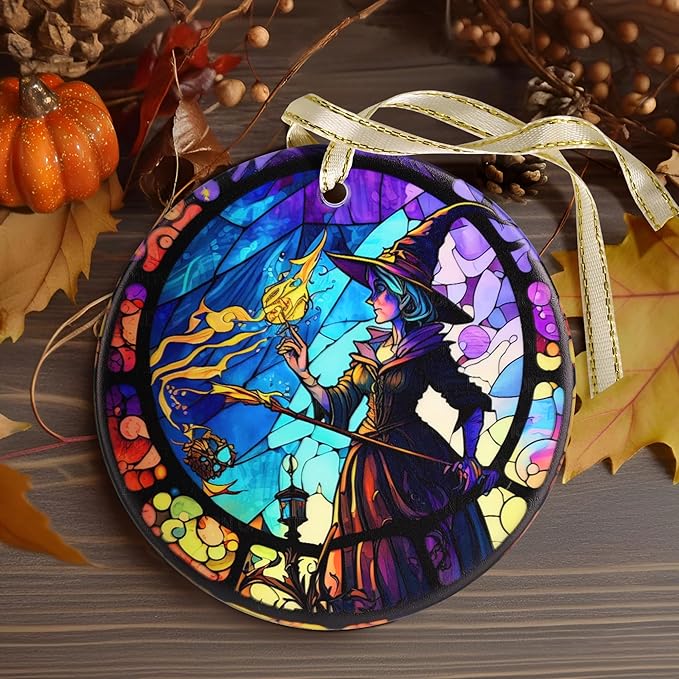 Christmas 2025 Ornaments, Christmas Ornament Gift, Holiday Keepsake, Stocking Stuffers, Gift Ideas - Magic Witch