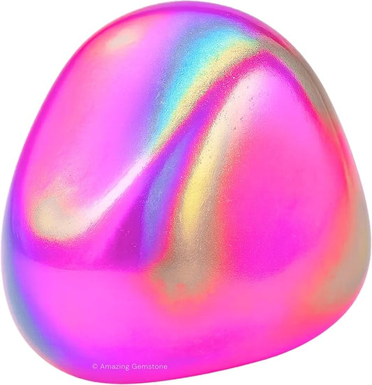 Amazing Gemstone Rose Aura Quartz Crystals and Healing Stones Tumbled - 1 oz Rose Aura Quartz Stone, Healing Stones for Energy Balance, Stress Relief - Premium Polished Gems Rocks for Meditation