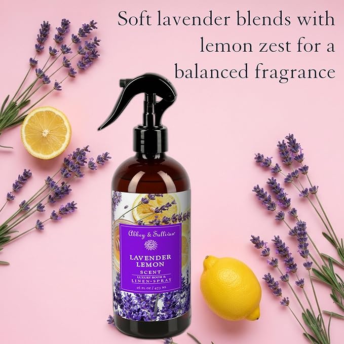 Abbey & Sullivan Linen Spray, Lavender Lemon, 16 oz.
