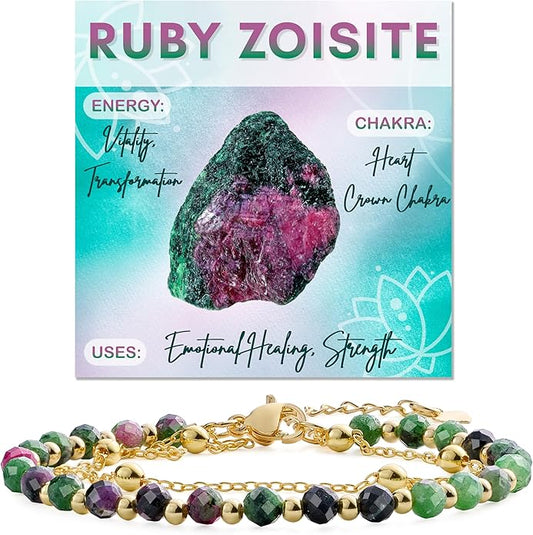 Farfume Crystal Bracelet Beaded Bracelets for Women 4mm Natural Stone Beads Gemstone Handmade Anxiety Jewelry Gifts