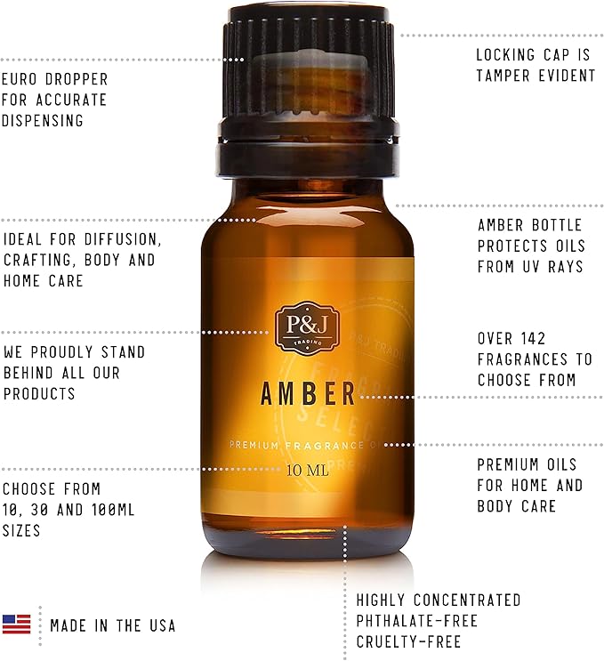 P&J Fragrance Oil - Green Tea 100ml - Candle Scents, Soap Scents, Diffuser Oil, Fresh Scents