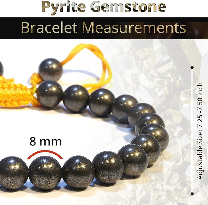 Energy Protection Crystal Handmade Adjustable Bead Bracelet Perfect for Men, Women’s Gift - Gemstone Healing Stretch Bracelet Pulsera Para Hombre Mujer Stocking Stuffer