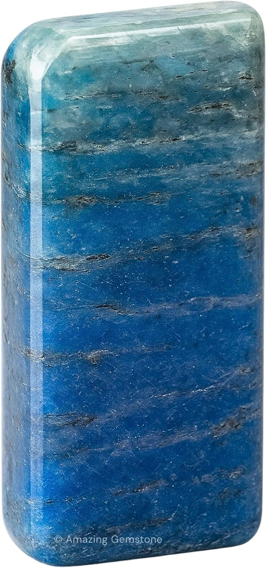 Amazing Gemstone Kyanite Crystals and Healing Stones Tumbled - 1 oz Kyanite Stone Gem Stones, Natural Healing Stones for Energy Balance, Stress Relief - Premium Polished Gems Rocks for Meditation