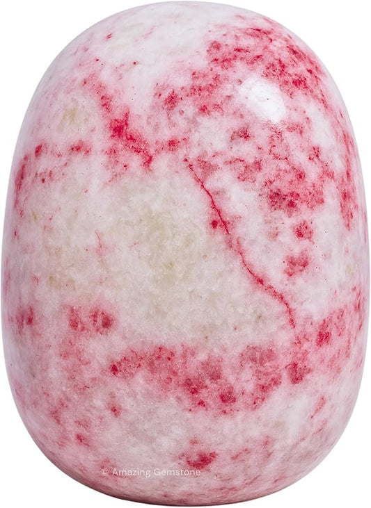 Amazing Gemstone Cinnabarite Crystals and Healing Stones Tumbled - 1 oz Cinnabarite Stone Gem Stones, Natural Healing Stones for Energy Balance, Stress Relief - Premium Polished Gems Rocks