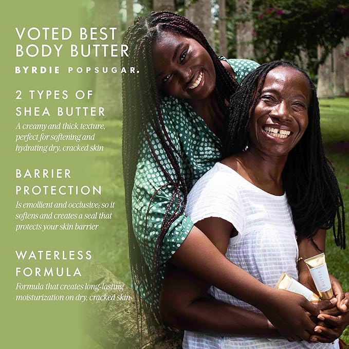 54 Thrones African Beauty Shea Butter, Intensive Dry Skin Support, Moisturizing Body Butter for Women & Men, Moisturizing Body Balm and Cream, Ghanaian Coconut + Moroccan Almond