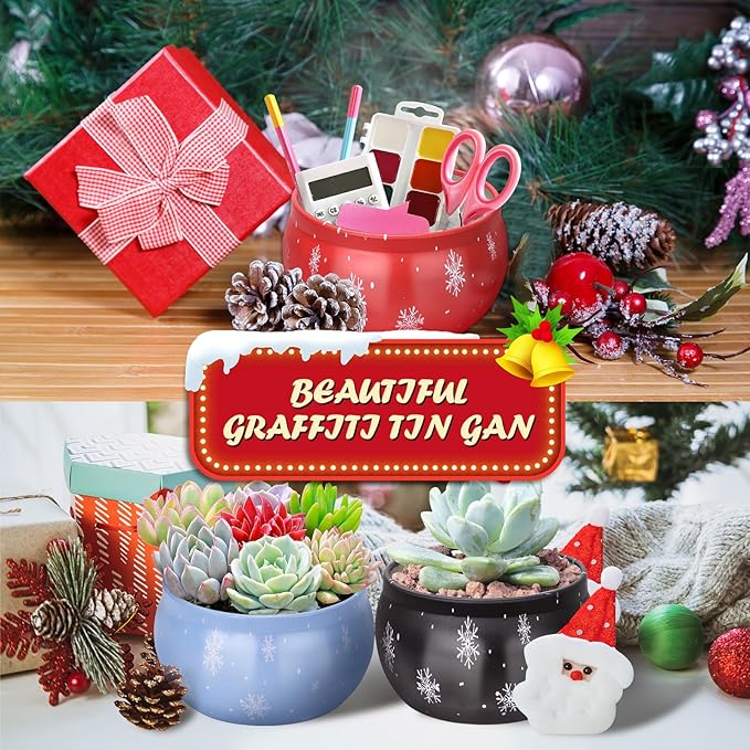 Christmas Scented Candles Gifts for Women, Soy Wax Candles with Essential Oils Aromatherapy Candles for Home Scented, Stress Relief, Bath,Yoga, Christmas Thanksgiving Gift, 6 PCS