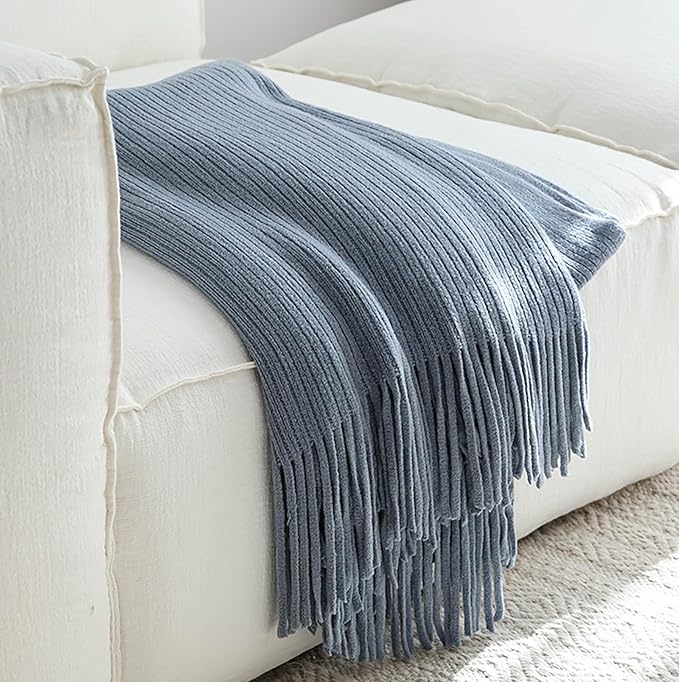 Get Well Soon Gift Baskets for Women&Men- Self Care Package - After Surgery/Sympathy/Relaxation Gifts /,Thinking of You/Grief/Bereavement/Miscarriage Gifts for Women(Gray Blue)