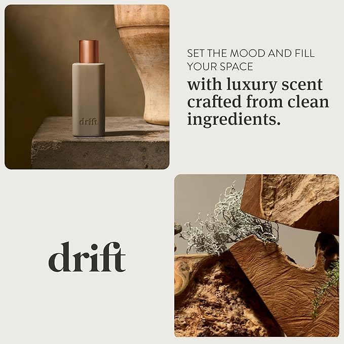Drift Amber Scented Room Spray - Air Freshener - Clean Fragrance Oils - Premium Scent - Room Air Freshener - Air Fresheners For Home - 2.0 oz