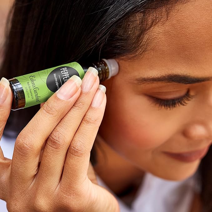 Edens Garden Peppermint Essential Oil Roll-On- 100% Pure Premium Grade, Natural, Therapeutic, Aromatherapy, Kid & Skin Safe, The Best for Health, Wellness, Relaxation Pre-Diluted 10 ml (.33 fl oz)