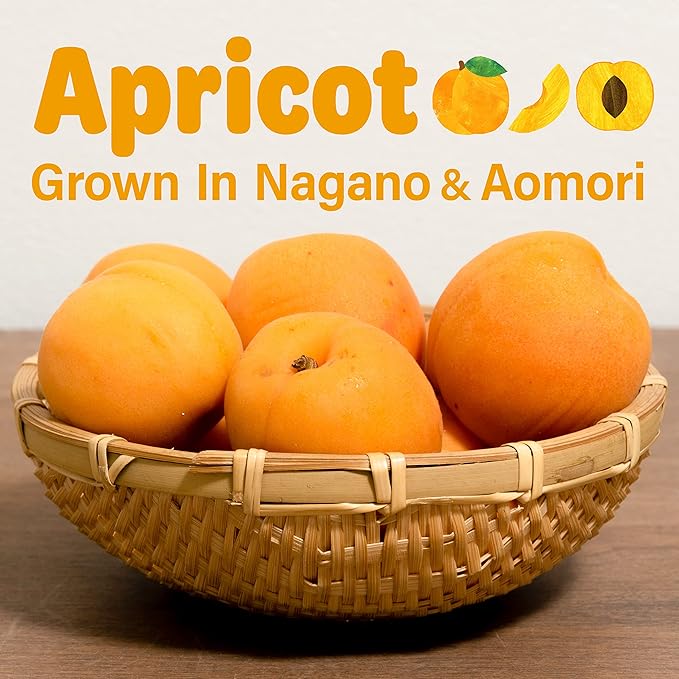 Jelly Fruit Mochi, Japanese Traditional Candy, individually wrapped, Artisanal Handworks, 100% Japanese Apricot, 300g【YAMASAN】