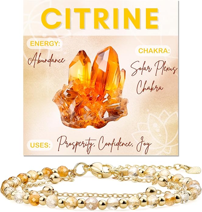 Farfume Crystal Bracelet Beaded Bracelets for Women 4mm Natural Stone Beads Gemstone Handmade Anxiety Jewelry Gifts