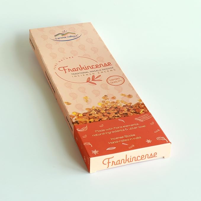 Indian Frankincense Incense Sticks - Traditional Handcrafted Masala Incense - 40 to 50 Sticks Approx.