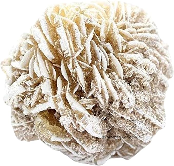 Amazing Gemstone Desert Rose Raw Crystals and Healing Stones, Natural Rocks for Tumbling - DIY Raw Stones and Crystals, 2 Pieces