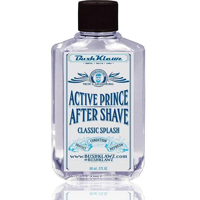 BushKlawz Classic Refreshing Cooling Soothing Barbershop After Shave Lotion Balm Toner Splash Variety Sampler Travel Kit Satisfy all Types of Viking Cannon Black Prime AfterShave Tonic Cologne
