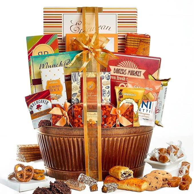 Broadway Basketeers Sympathy Gift Basket, Kosher Condolences Food Baskets for Delivery, Perfect Care Package Box or Assorted Snacks for Bereavement, Loss, Funeral, or Shiva