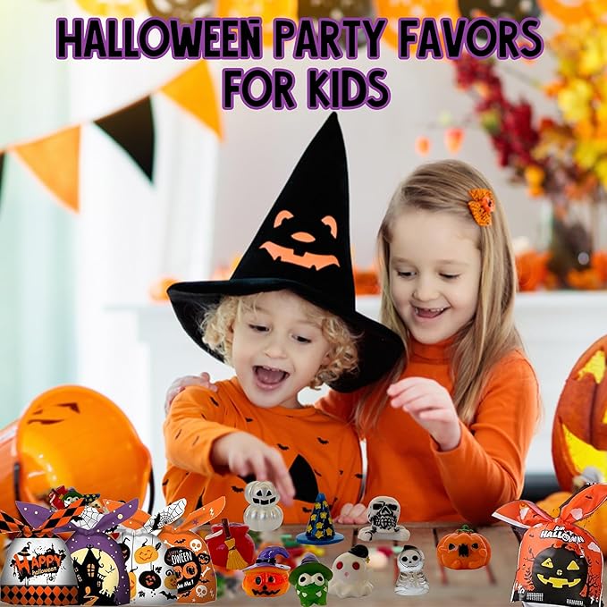 Bath Bombs for Kids with Surprise Toys Inside - Set of 9 Organic Halloween Bath Bombs, Gentle and Safe - Fizzy Balls with Rainbow Bubbles, Halloween Gifts for Kids