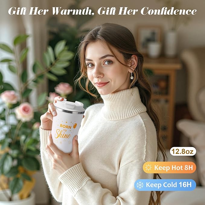 Birthday Gifts for Women, Unique Birthday Gift Basket for Women, Thoughtful and Relaxing Birthday Gifts for Mom, Wife, Sister, Best Friend, Her Self Care Box, Luxury Gift Set (Pink)